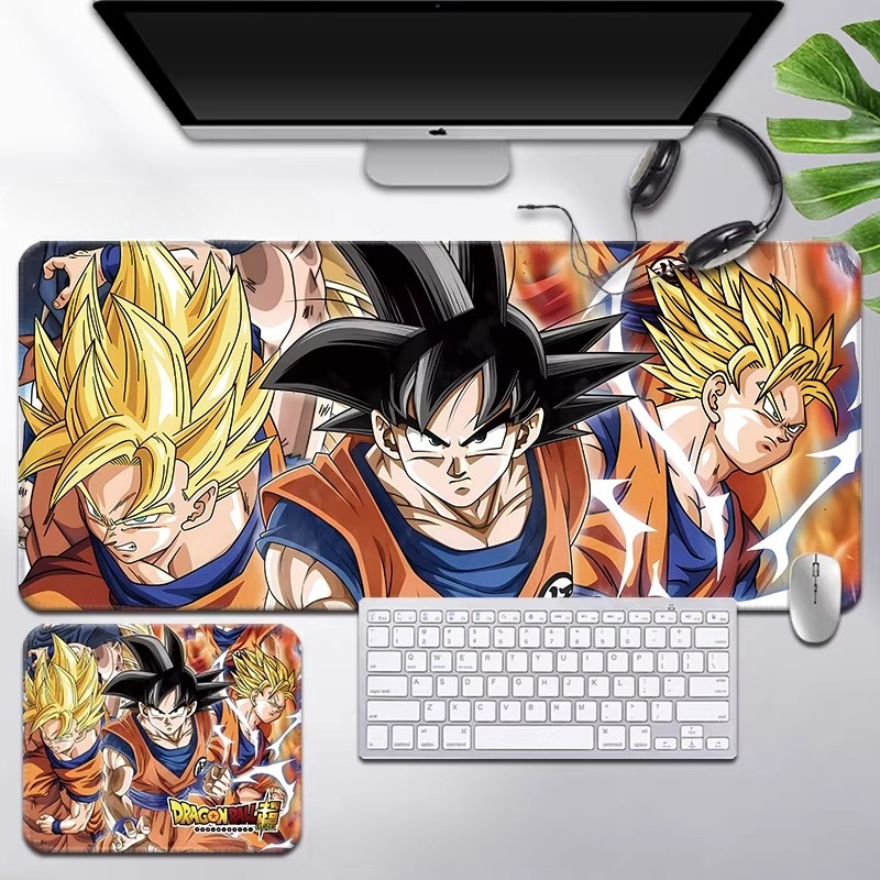 Gaming Keyboard Mouse - Karikatür HD Baskı Dragon Ball Deri