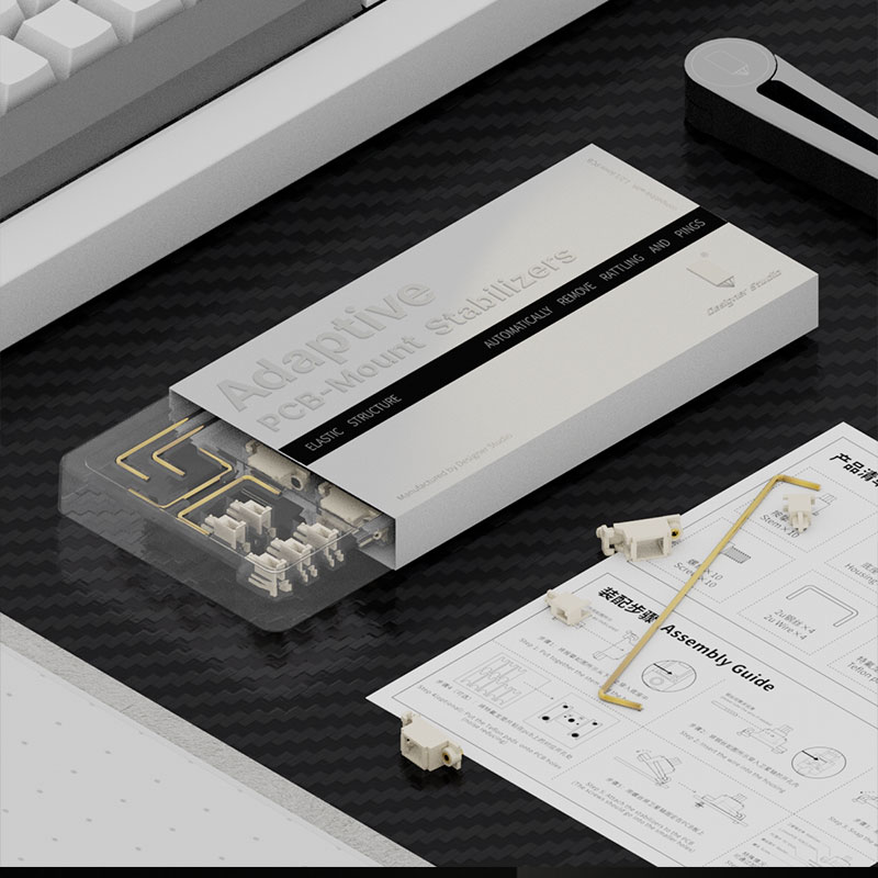 Stabilizer Screw In - Tasarımcı Stüdyosu PCB Vidalı Sabitleyici Seti
