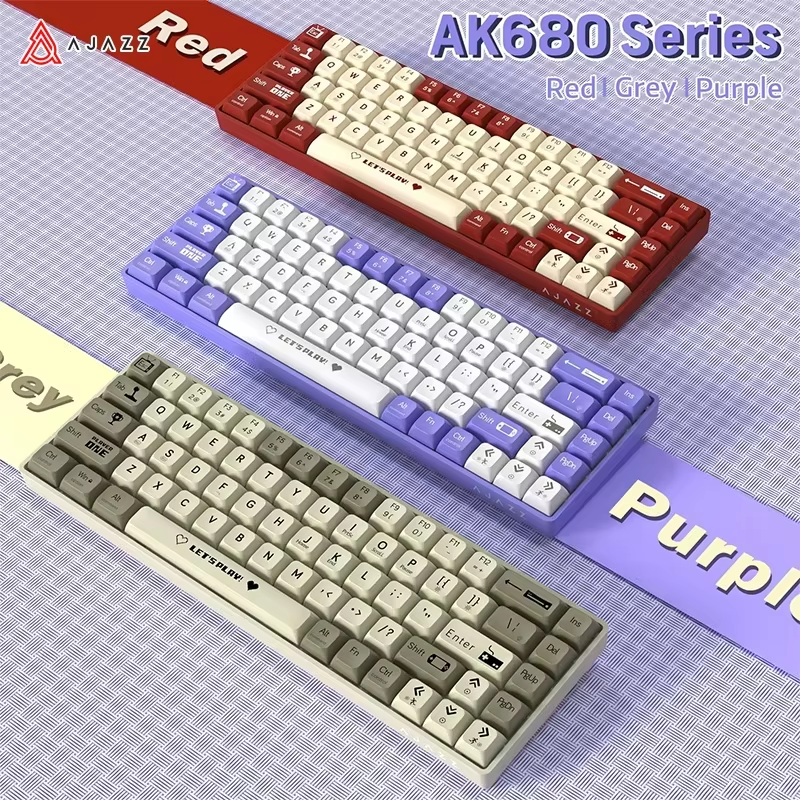 Gaming Keyboard Hot Swappable - AJAZZ AK680 65% Kablolu Oyun Mekanik