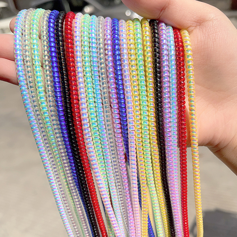 Coiled Usb Cable - 1.4 M TPU Spiral USB şarj