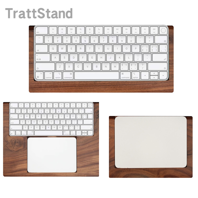Wrist Rest Wood - 2'si 1 arada Ceviz Ağacından Yapılmış