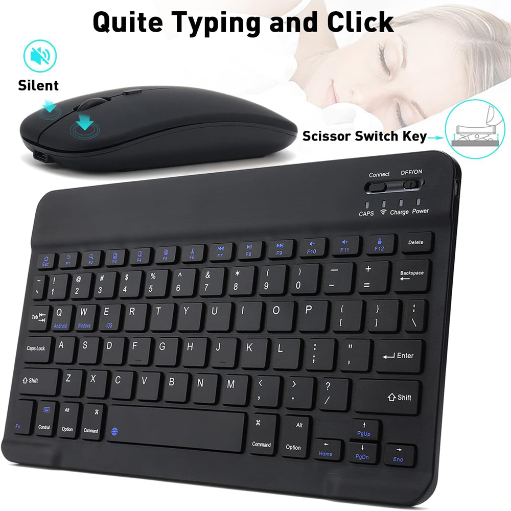 Gaming Keyboard Wireless - 10 inç Kablosuz Bluetooth Mini Klavye