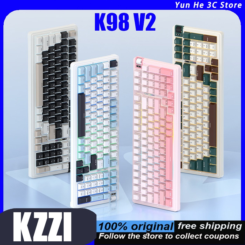Gaming Keyboard Hot Swappable - KZZI K98 V2 Mekanik Klavye Üç