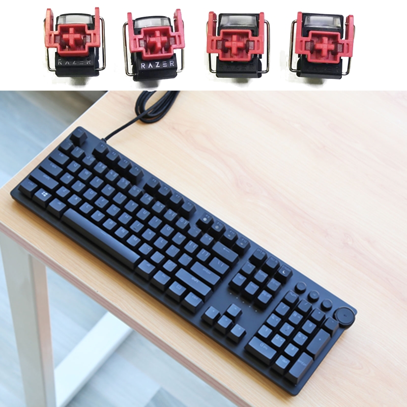 Gaming Keyboard Hot Swappable - 4 adet V2 Slient Liner Kırmızı