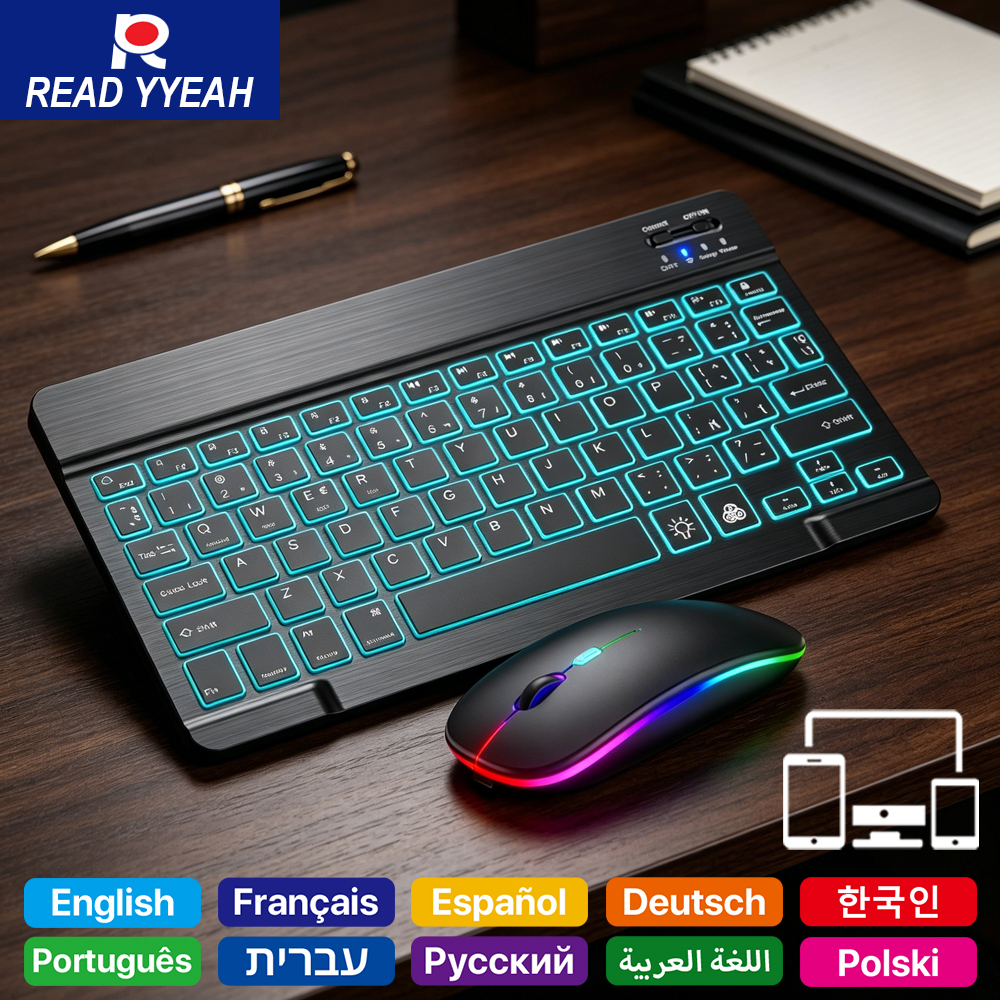 Gaming Keyboard 2026 - 2026 Arkadan Aydınlatmalı Bluetooth Klavye, Android