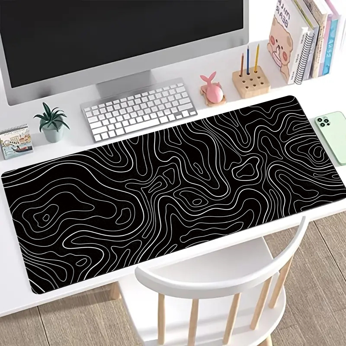Gaming Keyboard Tactile - 1 adet oyun Mouse Pad büyük