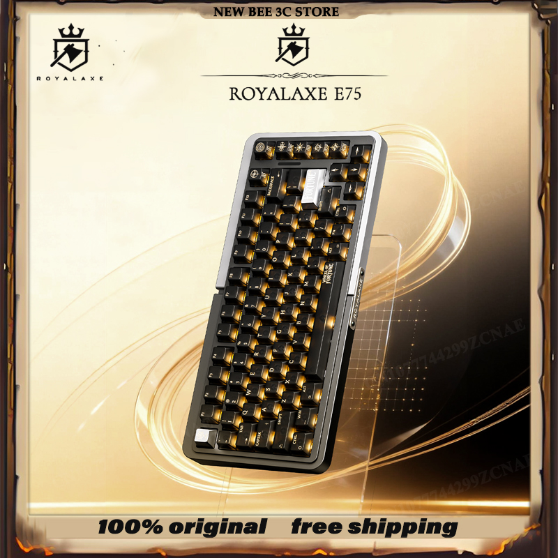 Gaming Keyboard Hall Effect Switches - Royalaxe E75 HE Alüminyum Gövdeli Oyun