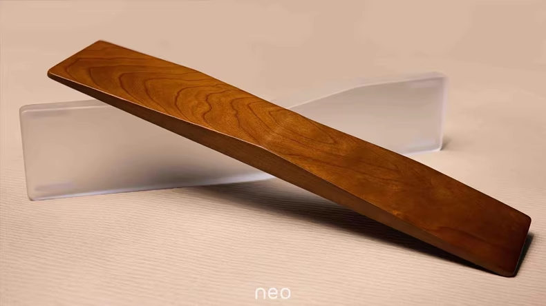 Wrist Rest Wood - Neo Ergo Palmiye Dayanağı CustomWooden Akrilik
