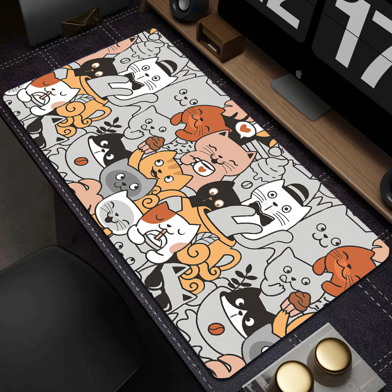 Gaming Keyboard Mouse - Sevimli kedi Mouse Pad oyun Mouse