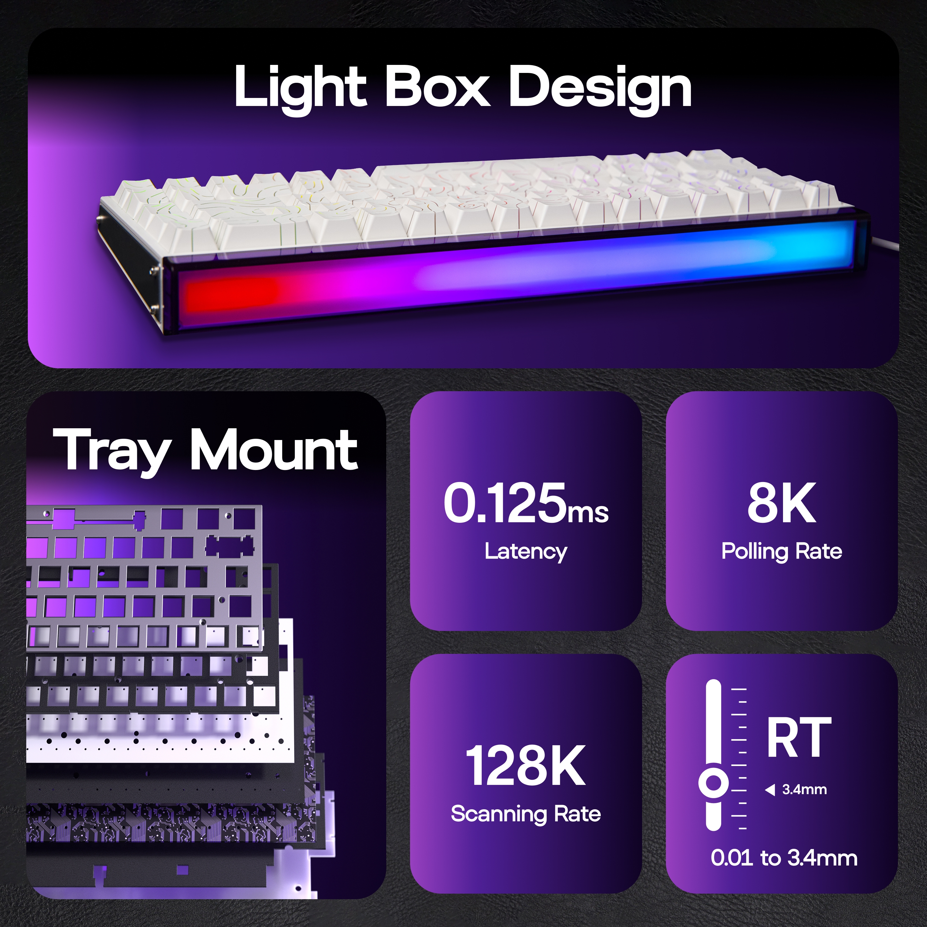 AULA Hero68 HE 65% ANSI ABD Dü - Gaming Keyboard Hall Effect Switches incelemesi ve fiyatı