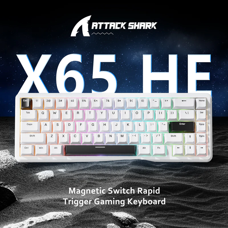 ATTACK SHARK X65 HE %65 Kablol - Gaming Keyboard Hot Swappable incelemesi ve fiyatı
