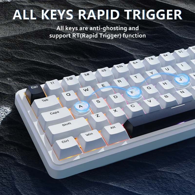 ATTACK SHARK X65 HE %65 Kablol - Gaming Keyboard Hot Swappable incelemesi ve fiyatı