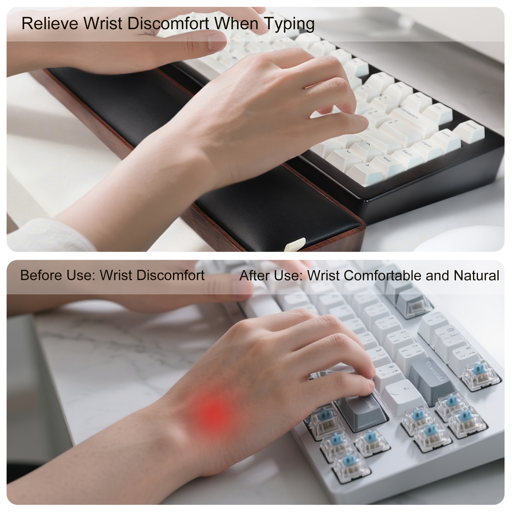 Ergonomik Ahşap Klavye Bilek D - Wrist Rest Wood incelemesi ve fiyatı