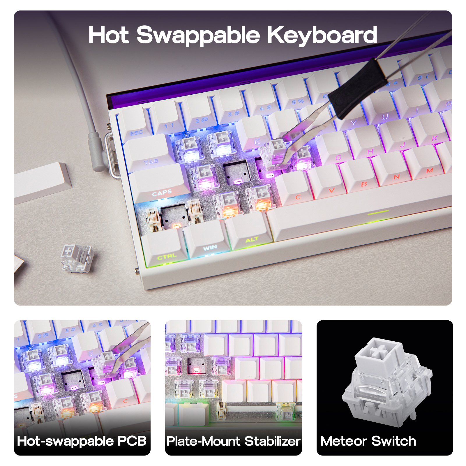 AULA Hero68 HE 65% ANSI QWERTY - Gaming Keyboard Hall Effect Switches incelemesi ve fiyatı
