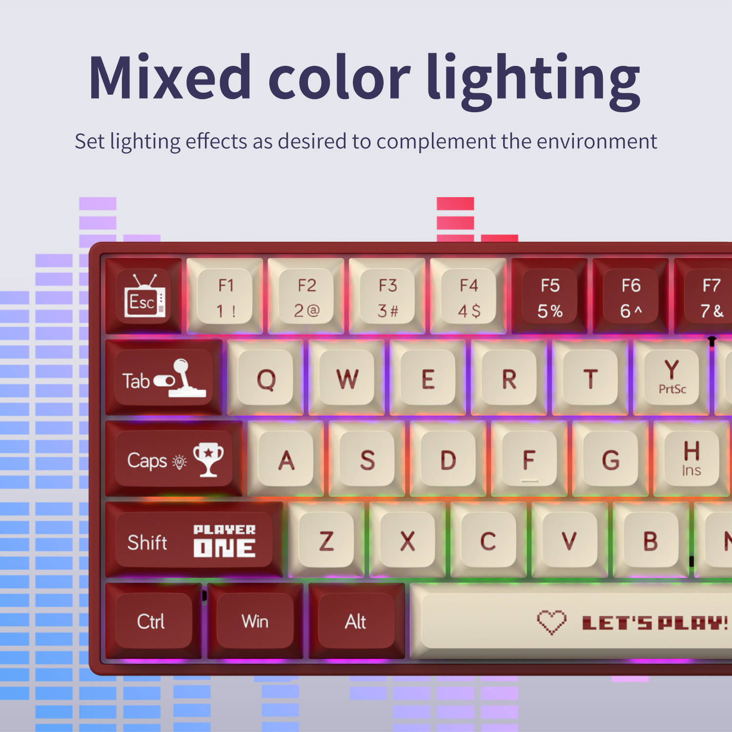 AJAZZ AK680 65% Kablolu Oyun M - Gaming Keyboard Hot Swappable incelemesi ve fiyatı