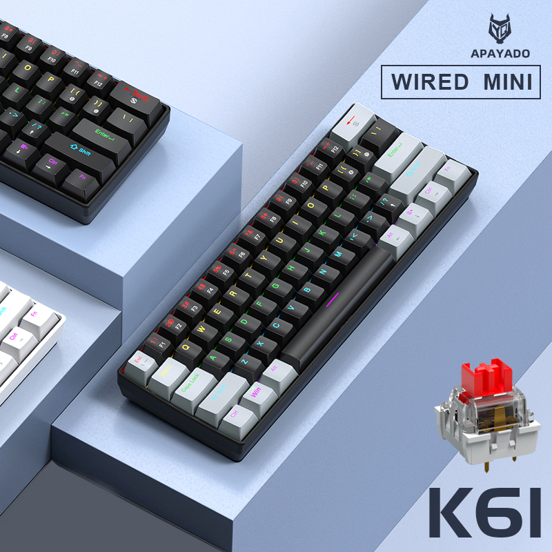 APAYADO K61 Mini Mekanik Klavy - Gaming Keyboard Hot Swappable incelemesi ve fiyatı
