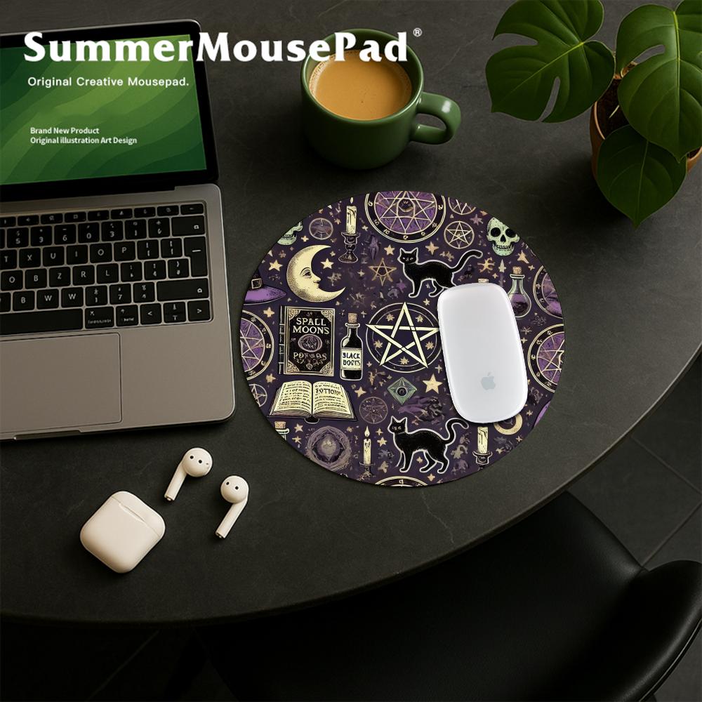 Cadılar Kedi Ay Tarot Yuvarlak - Gaming Keyboard Easy To Clean incelemesi ve fiyatı