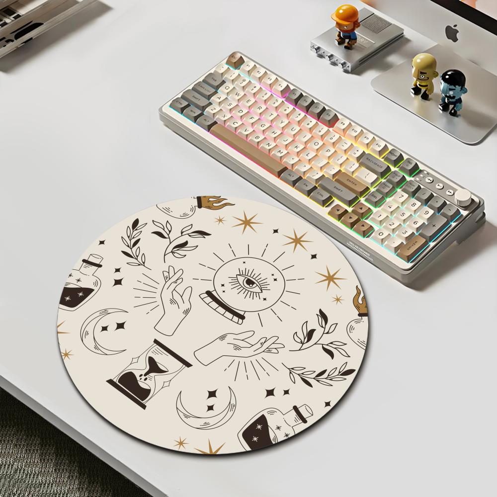 Cadılar Kedi Ay Tarot Yuvarlak - Gaming Keyboard Easy To Clean incelemesi ve fiyatı