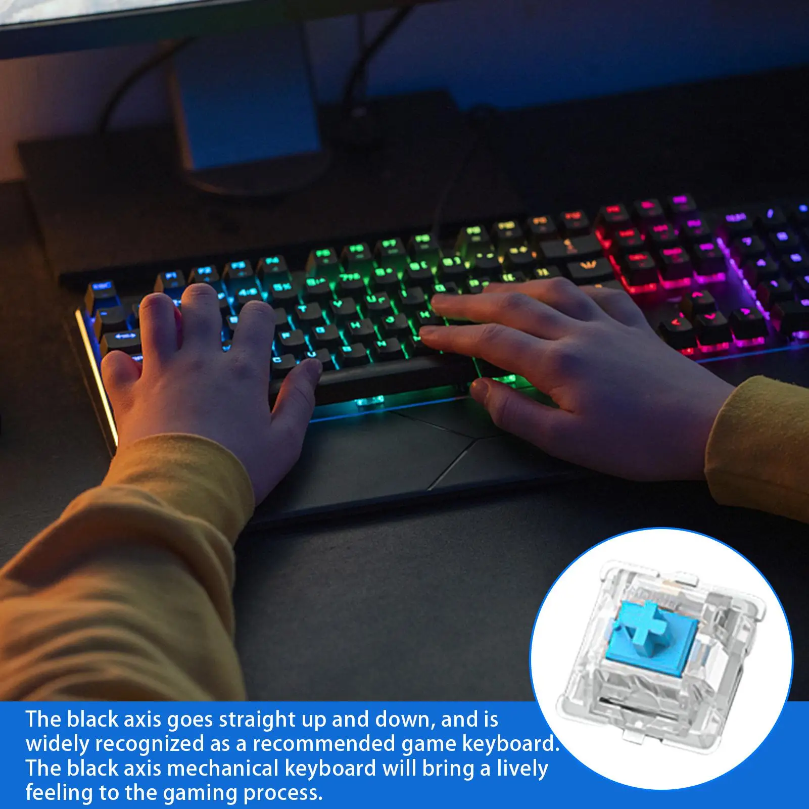 Arkadan Aydınlatmalı Mekanik K - Wrist Rest Wood incelemesi ve fiyatı