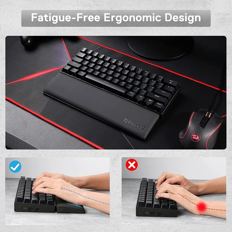 Redragon oyun klavyesi bilek i - Wrist Rest Wood incelemesi ve fiyatı