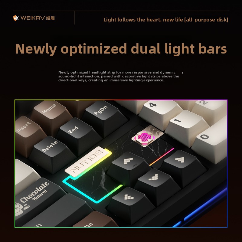 WEIKAV NUT108 Mekanik Klavye A - Gaming Keyboard Wireless incelemesi ve fiyatı