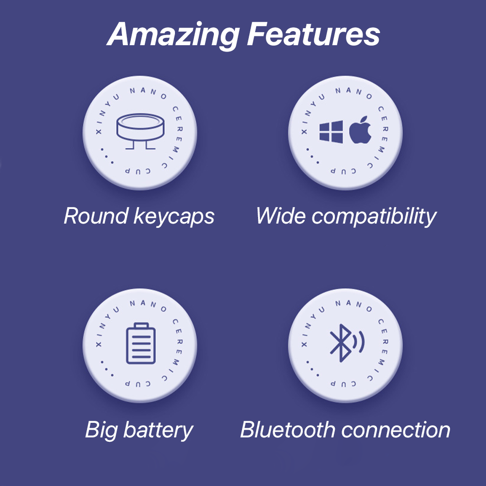 Apple Samsung için kablosuz kl - Gaming Keyboard Wireless incelemesi ve fiyatı