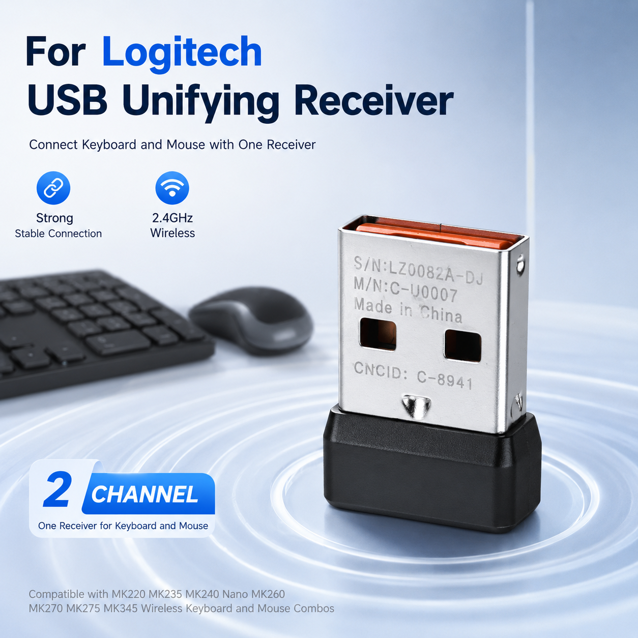 USB Alıcısı Yedek Logitech MK2 - Gaming Keyboard Wireless incelemesi ve fiyatı
