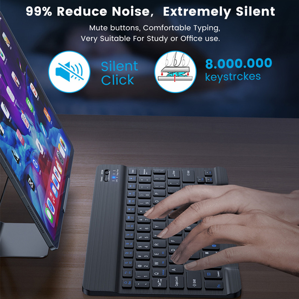 10 inç Kablosuz Bluetooth Mini - Gaming Keyboard Wireless incelemesi ve fiyatı