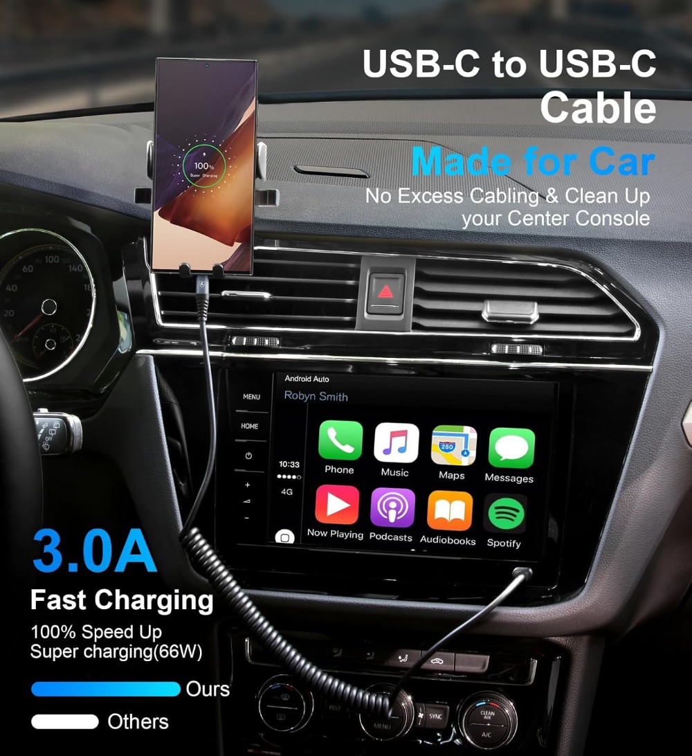 2'li Paket Sarmal USB C - C Ka - Coiled Usb Cable incelemesi ve fiyatı