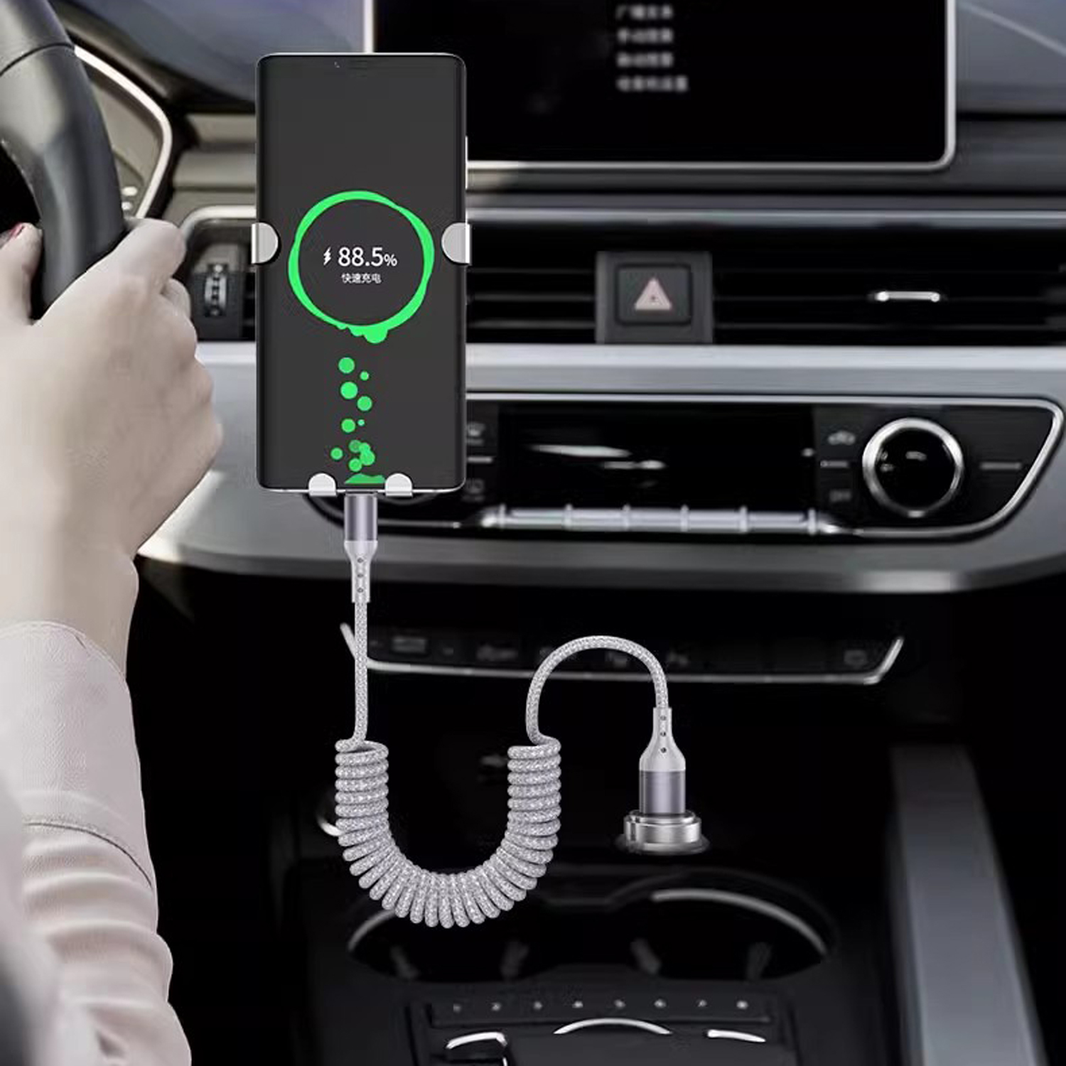 90 Derece Sarmal USB-A'dan USB - Coiled Usb Cable incelemesi ve fiyatı