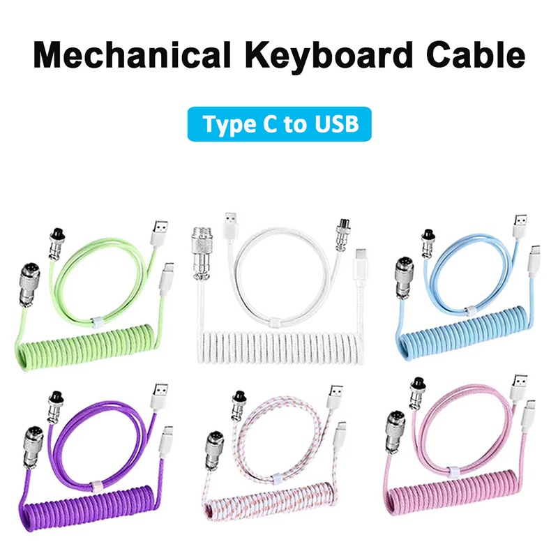 USB Tip C Mekanik Klavye Spira - Coiled Usb Cable incelemesi ve fiyatı