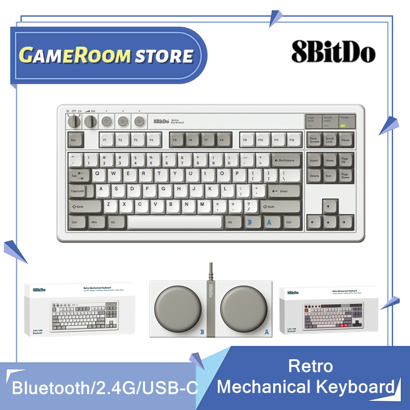 8Bitdo Retro Mekanik Klavye, W - Gaming Keyboard Hot Swappable incelemesi ve fiyatı