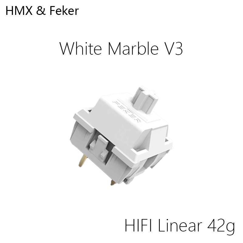 HMX Feker Beyaz Mermer V3 Hot  - Gaming Keyboard Hot Swappable incelemesi ve fiyatı