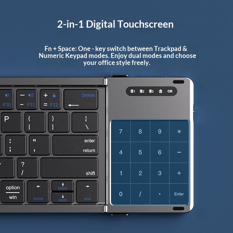Mengzu Üç Katlı Kablosuz Bluet - Gaming Keyboard Wireless incelemesi ve fiyatı