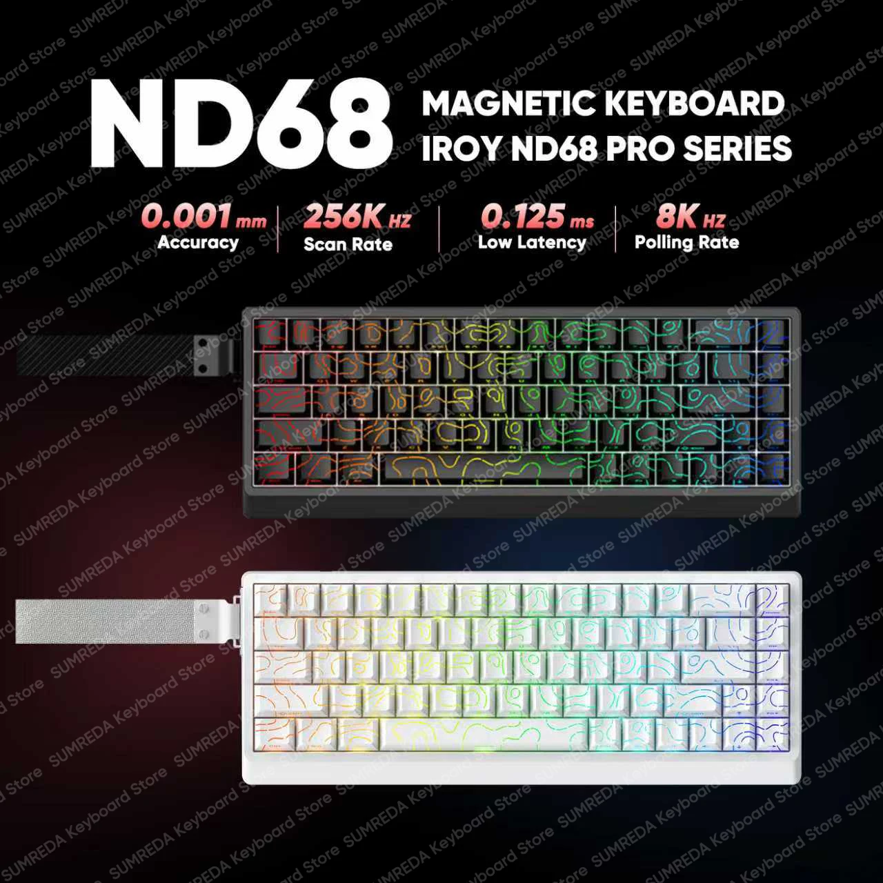 IROK ND68 ND68Pro Hall Etkili  - Gaming Keyboard Hall Effect Switches incelemesi ve fiyatı