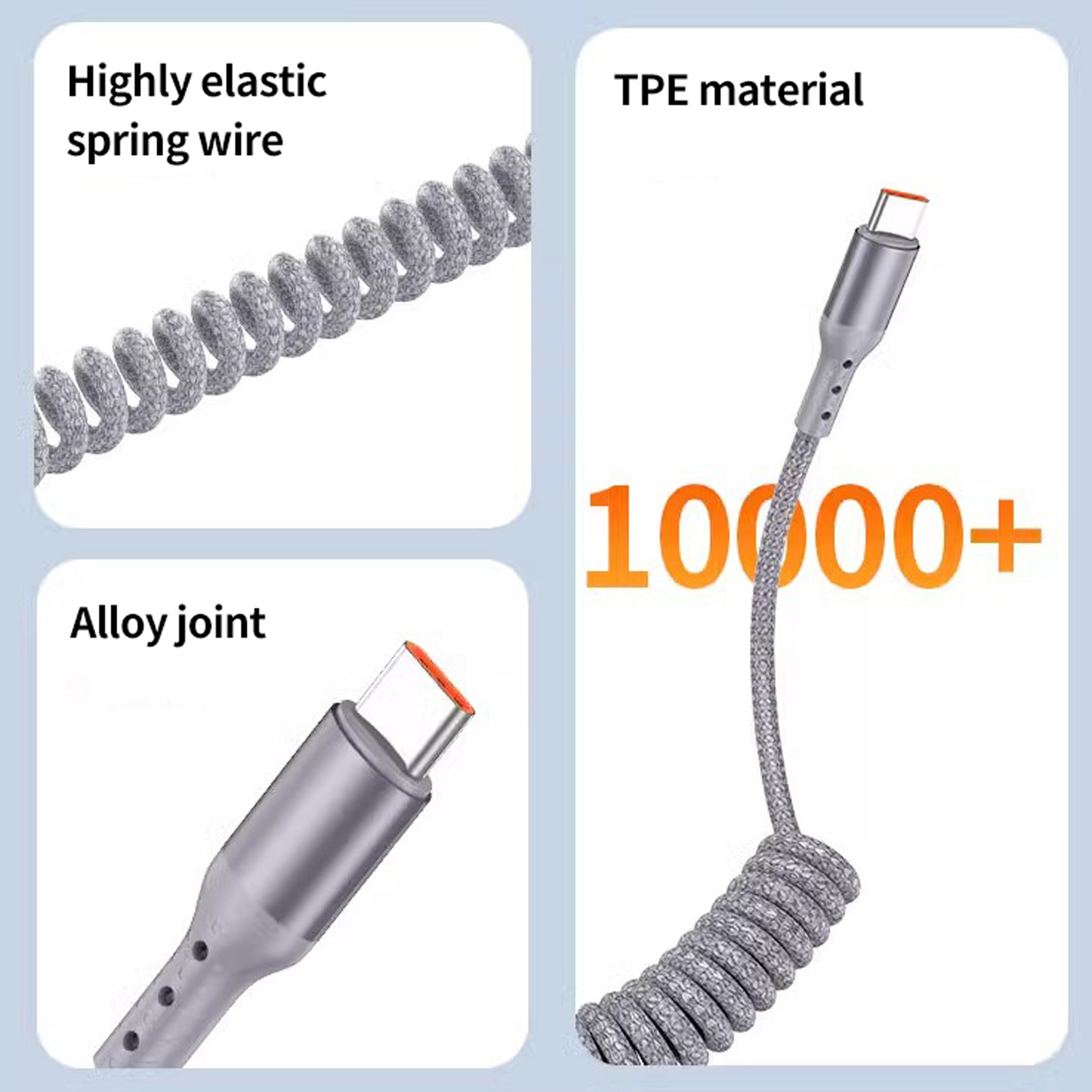 Araba için Sarmal USB A - Tip  - Coiled Usb Cable incelemesi ve fiyatı